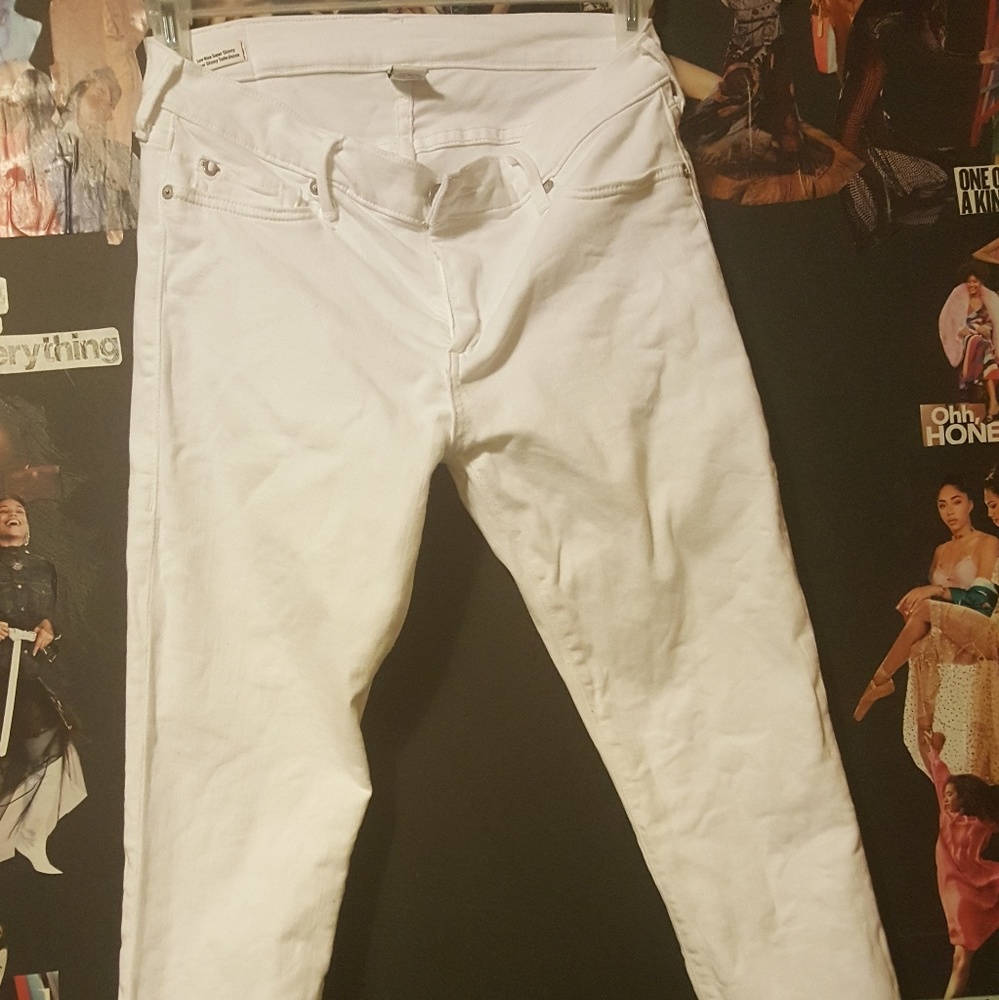 True Religion White ankle